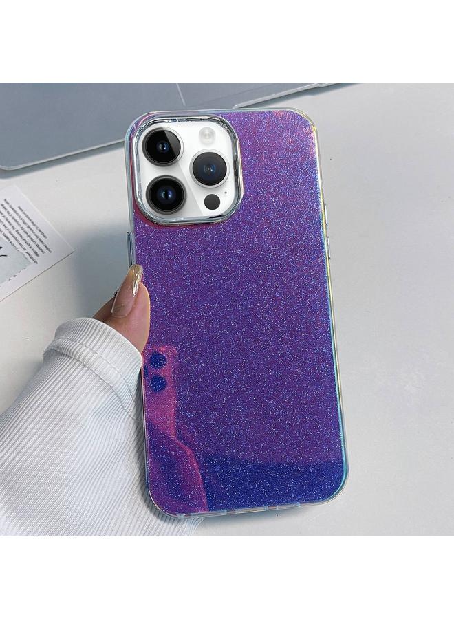 S-TOP Case For iPhone 11 Pro Electroplated Frame IMD Glitter Powder Phone Case - Image 1