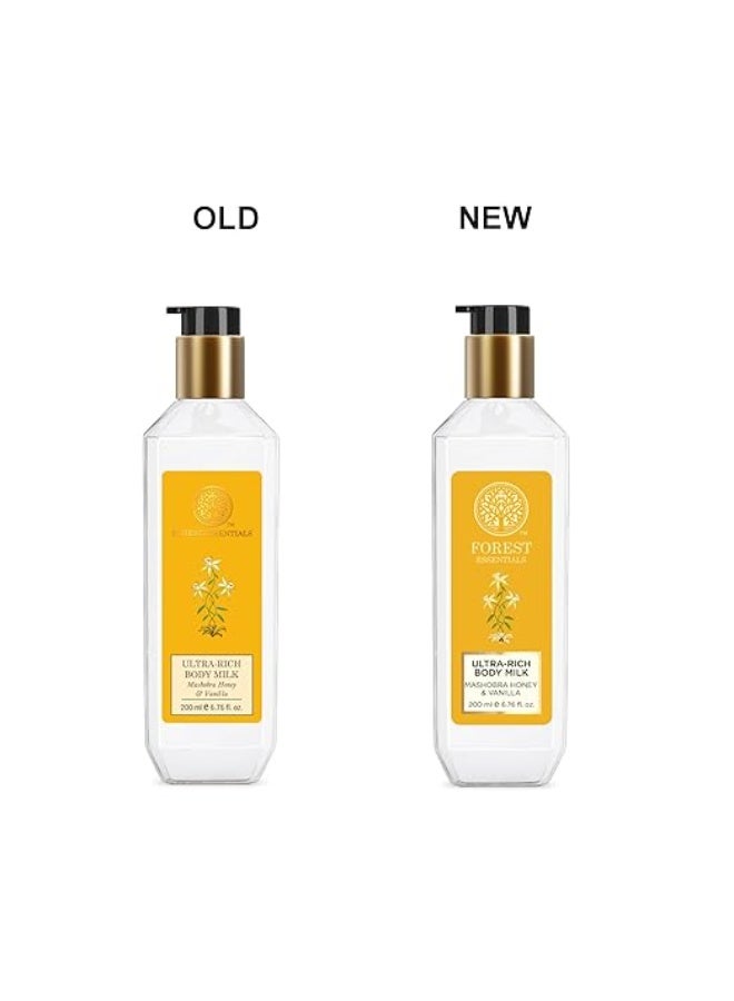 Forest Essentials Ultra-Rich Body Milk Honey & Vanilla | Ayurvedic Nourishing Body Lotion to Replenish Skin Moisture and Leave it Smooth & Scented - Image 4