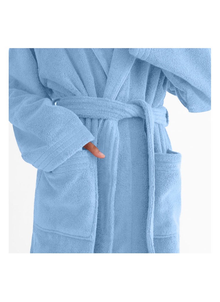 Cotton Plain Bathrobe Sky Blue - pzsku/Z5475C1DA682850F0AFABZ/45/_/1740833848/0877e604-5b65-445a-a5ff-44a309220d4b