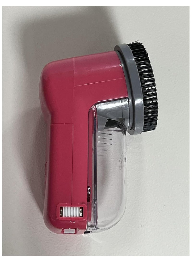 Rubik Fabric Shaver, Electric Rechargeable Lint Remover Easily Removes Pills Fuzz Bobbles and Pet Hair from Clothes and Blankets - Pink - Image 3