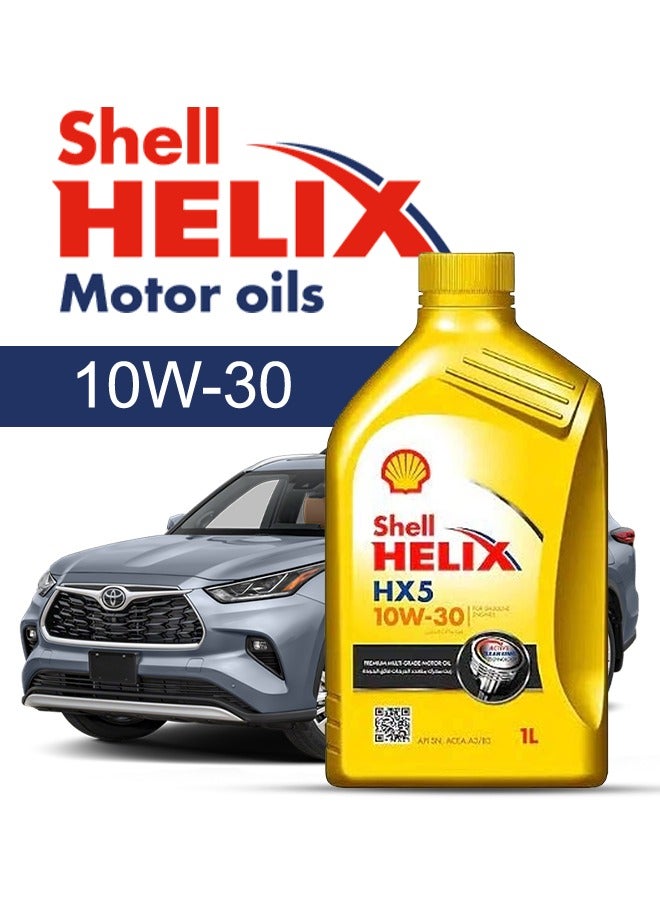 شل زيت محرك سيارة تويوتا، هايلاندر 2024 - 2007 - لزوجة 10w30 شل هيلكس 6 لتر، مع فلتر زيت المحرك - 2007 2008 2009 2010 2011 2012 2013 2014 2015 2016 2017 2018 2019 2020 2021 2022 2023 2024