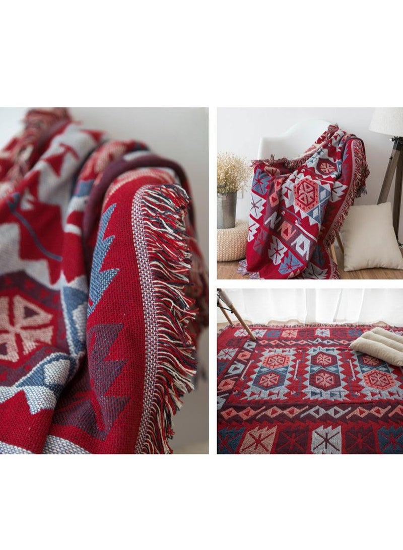 Loquat Vintage European Blanket 90*150,sofa blanket retro European style blanket anti slip thick carpet sofa cover sofa towel - Image 3