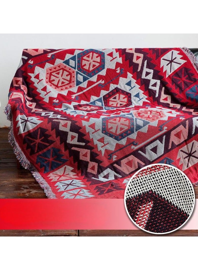 Loquat Vintage European Blanket 90*150,sofa blanket retro European style blanket anti slip thick carpet sofa cover sofa towel - Image 2