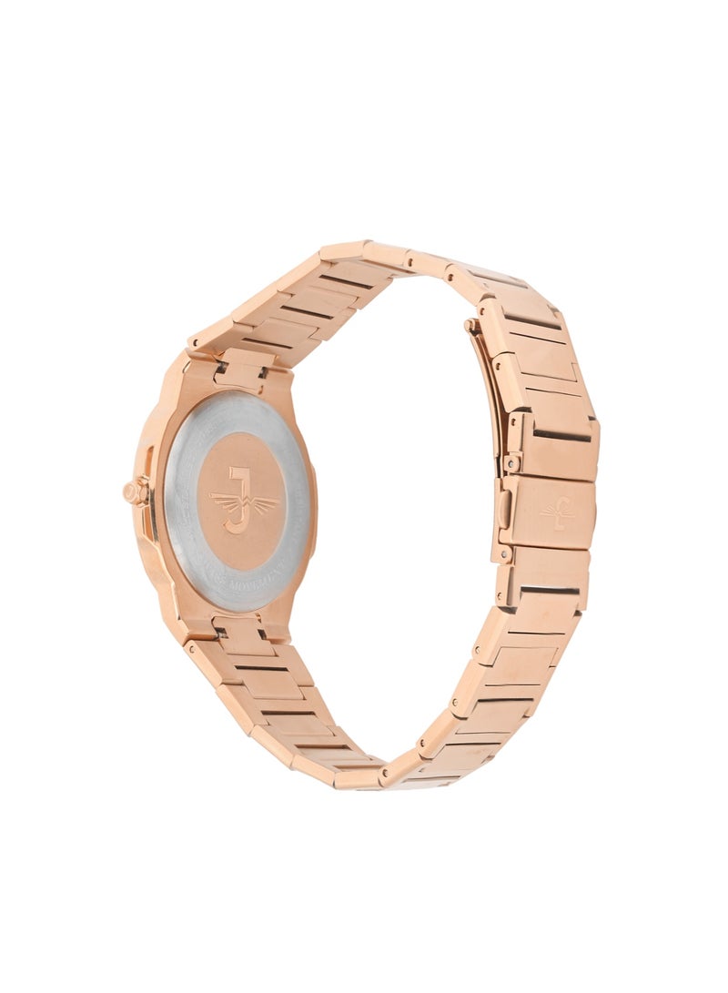 جوفيال ساعة جوفيال 1660LRMQ01E نسائية، سوار معدني، مينا بيضاء، مقاومة للماء، تناظرية، 32 مم - Image 2