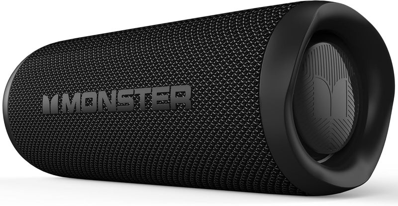 Monster Bluetooth Speaker, Wireless Portable Outdoor Bluetooth Speakers, 60W True Wireless Stereo IPX8 Waterproof, Dual PairingBluetooth 5.4 Built-in Mic, Black - Image 1