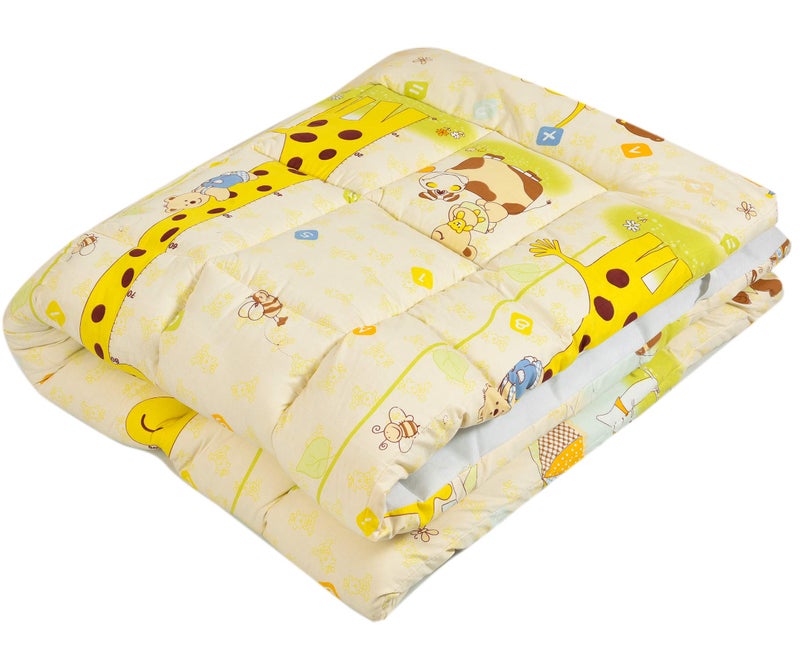 RRC Super Soft 700 GSM Hollow Fiber Filled Mattress Padding/Topper for Comfortable Sleep, 4 Corner Elastic Band King Size 72X78(Inches) 6X6.5(Feet) Mattress Topper, Cotton, Yellow - Image 3