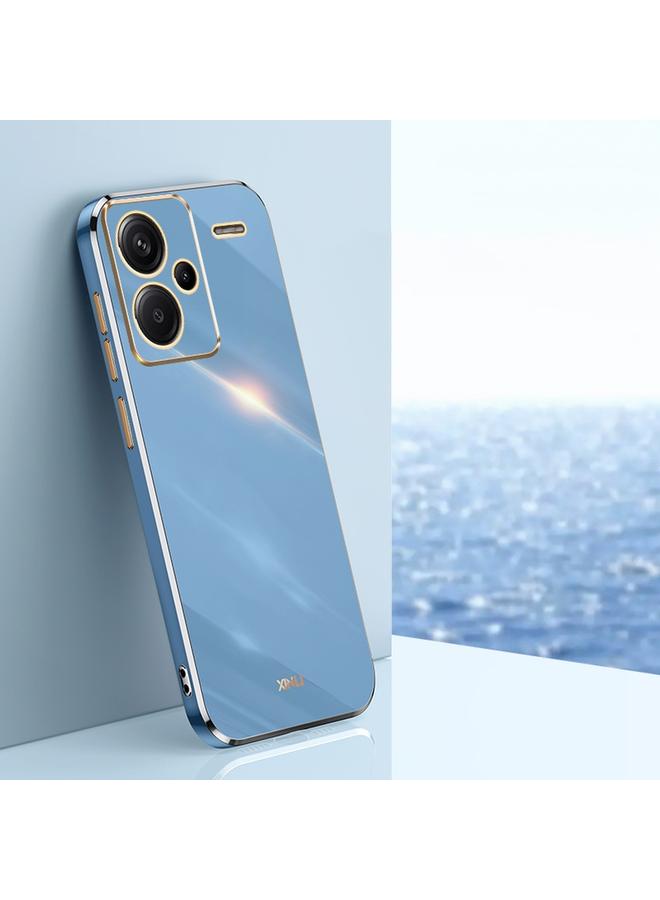 Case For Xiaomi Redmi Note 13 Pro+ Straight Edge 6D Electroplate TPU Phone Case