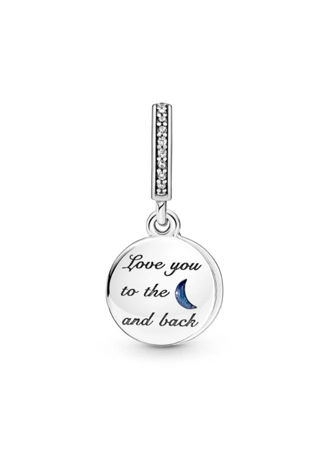 باندورا Double Dangle Tree & Galaxy Moon Charm