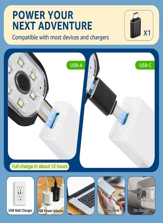 هاي روي قبعة شتوية محبوكة من HiRui مزودة بإضاءة LED، مصباح رأس قابل لإعادة الشحن عبر منفذ USB بستة مصابيح LED، ثلاثة أوضاع إضاءة، قبعة شتوية محبوكة للجنسين، محول USB-C مرفق (أحمر) - Image 4