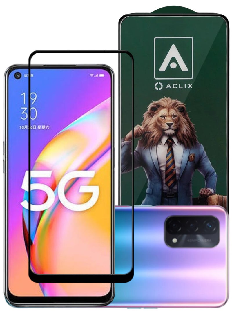 ACLIX Antistatic ESD Dustproof Premium Quality High Definition Tempered Glass Screen Protector Designed For Oppo A93 5G - Image 1