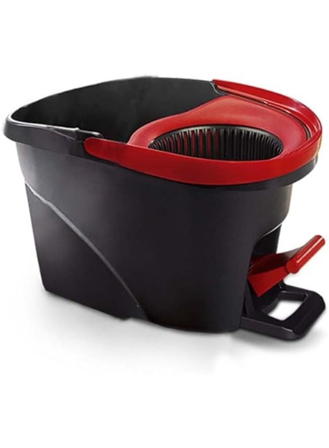 يوريفو طقم ممسحة دوارة ودلو مع دواسة قدم، مقبض قابل للسحب بثلاثة أقسام، ممسحة أرضية مع عصارة دوارة، رأس مسحة من الألياف الدقيقة 100% - Image 5