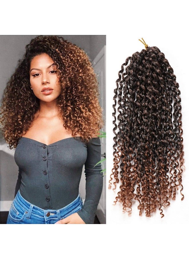 Lifabeauty 12 Inch Short Passion Twist Hair Marlybob Kinky Curly Crochet Hair For Black Women 6 Small Bundles (6 Bundles 1B/30)  - Image 4