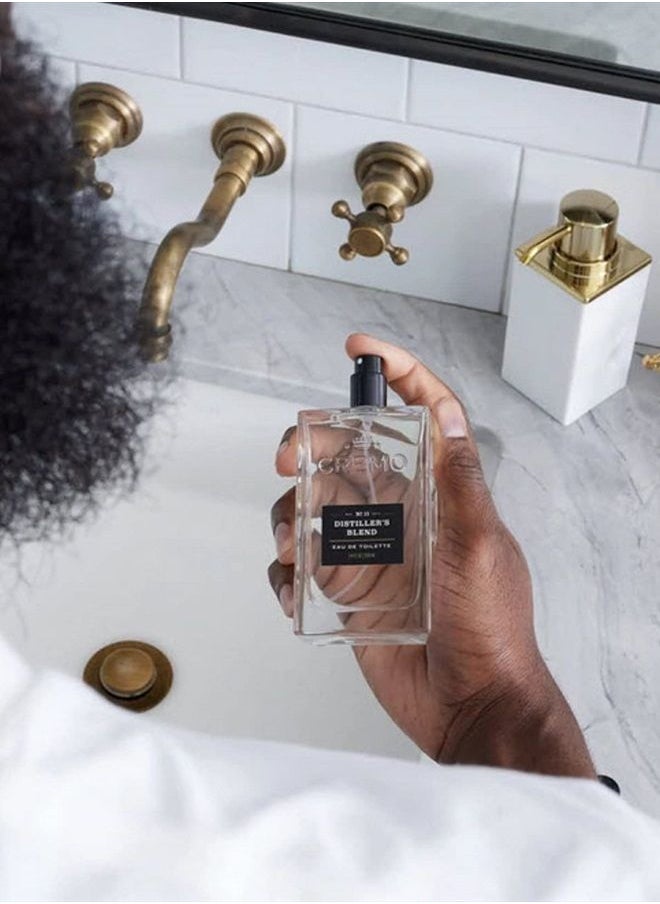 cremo Distiller's Blend (Reserve Collection) Cologne Spray, A Combination of Kentucky Bourbon, Smoked Vetiver and American Oak, 3.4 Fl Oz  - Image 5