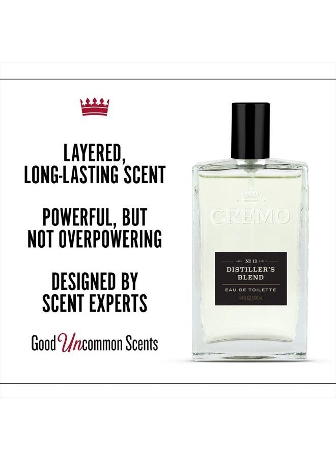 cremo Distiller's Blend (Reserve Collection) Cologne Spray, A Combination of Kentucky Bourbon, Smoked Vetiver and American Oak, 3.4 Fl Oz  - Image 3