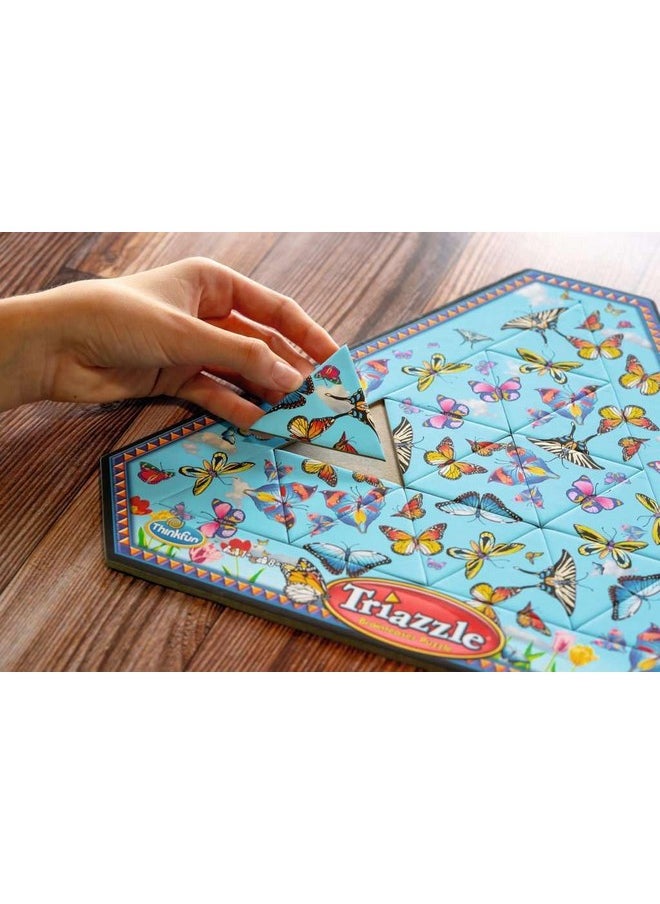 thinkfun Think Fun Triazzle Picture-Matching Brainteaser - Engaging Brain Puzzle for Kids & Adults | Award-Winning Game | Enhances Memory & Problem-Solving Skills | Butterflies Edition  - Image 3