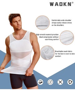 Men Chest Compression Vest Body Shaper Sleeveless Posture Corrector Slimming Tummy Control Waist Trimmer Mesh Tops Compression Shirt for Men Slimming Undershirt Body Shaper Tank top Shapewear Vest - pzsku/Z54768E232E8256948325Z/45/_/1702299222/771681f0-b27f-49df-be89-18369f988f84