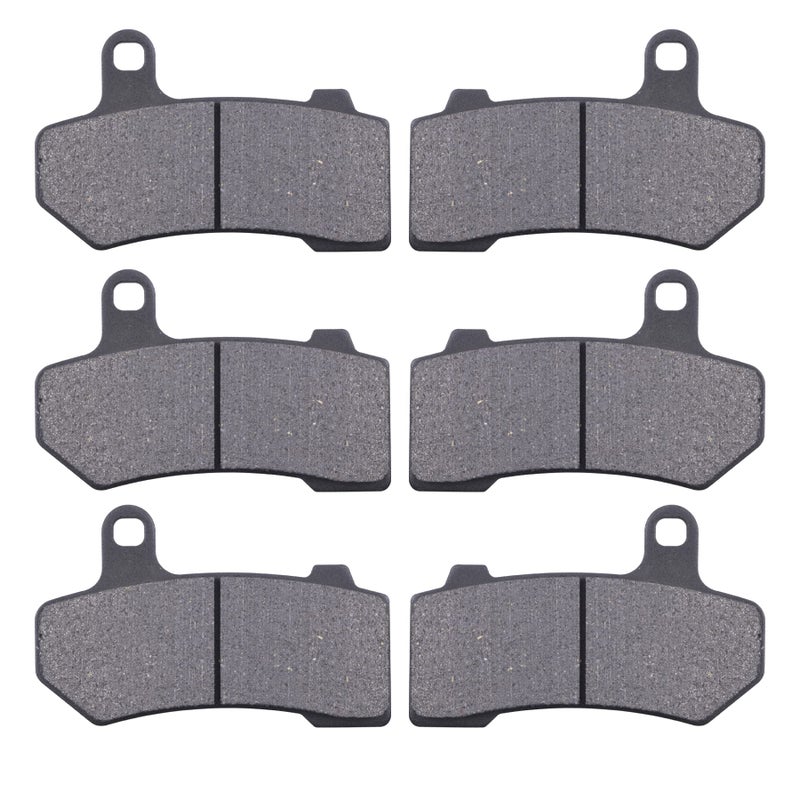 MWMNUN Semimetallic Front  Rear Brake Pads Set for Harley Touring FLHX Street Glide 20082015 Touring FLHTCU Ultra Classic Electra Glide 20082015 Harley Touring