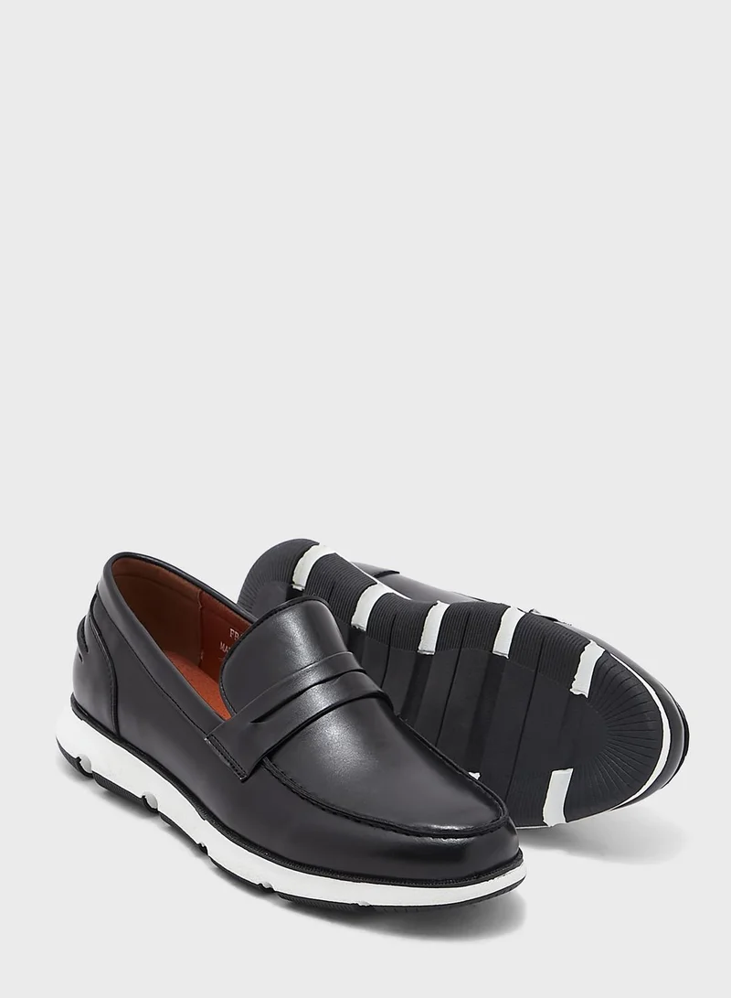 Robert Wood Faux Leather Hybrid Casual Slip Ons