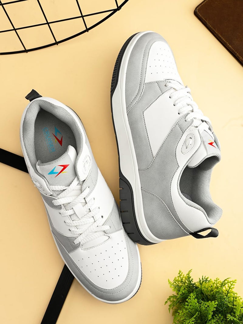 Cruiser Sneaker for Men | Lightweight & Comfortable | Stylish Lace-Up Casual Footwear with Cushioned Insole | Perfect for Versatile Outfits 2640-2 - Image 3
