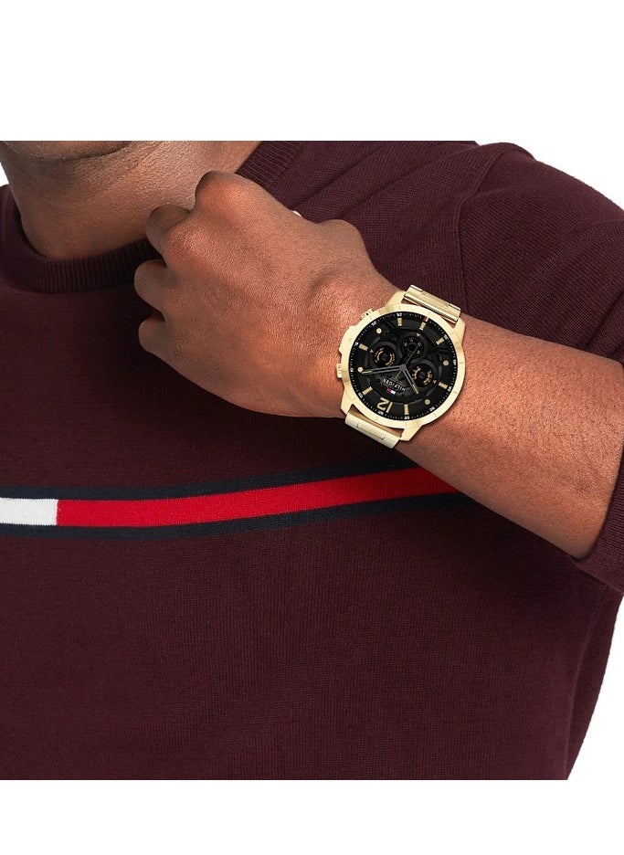 Tommy Hilfiger Plus Men's 50mm Quartz Stainless Steel Bracelet Watch-1710511  - Image 4