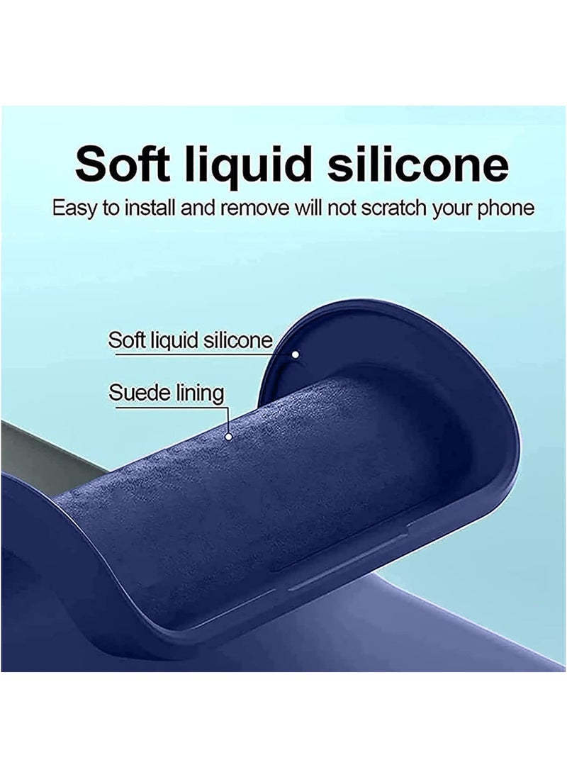 JAJEEK Liquid Silicone Ultra-Thin TPU Phone Case Cover for Nothing Phone 1 (5G, 2022) – Slim Soft Shockproof Protective Back Cover with Anti-Fingerprint Matte Finish – Navy Blue - Image 5