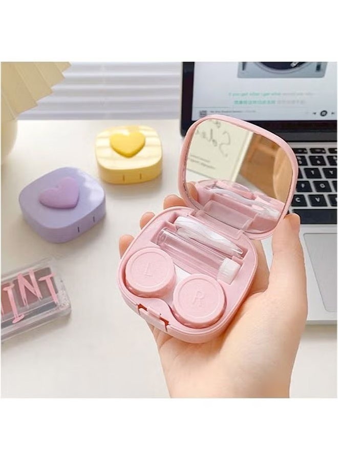 YJ Contact Lens Case With Mirror Container L And R Caps - Image 2