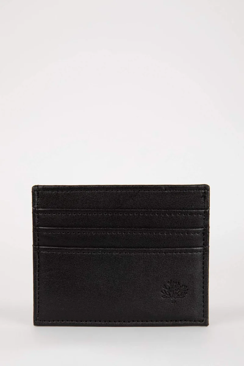 ديفاكتو Man Faux Leather Card Holder