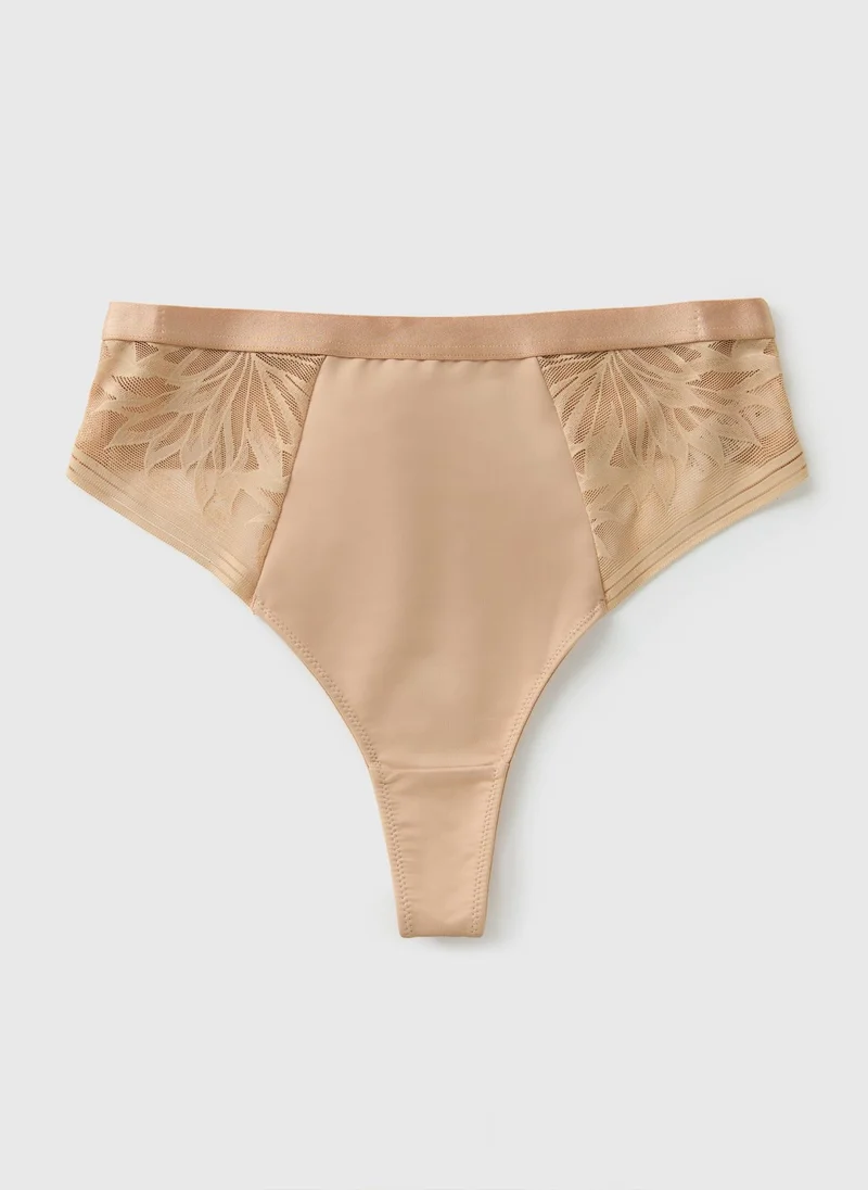 ماتلان Womens Nude Thong Brief