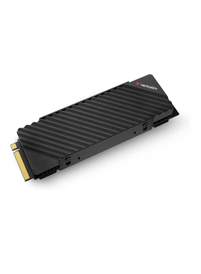 Verbatim Vi7000G 2TB PCIe NVMe M.2 2280 Internal SSD with Heatsink | PCIe Gen 4.0 | Up to 7400MB/s | For PlayStation 5 & Desktop PC | High-Speed Storage - Image 4