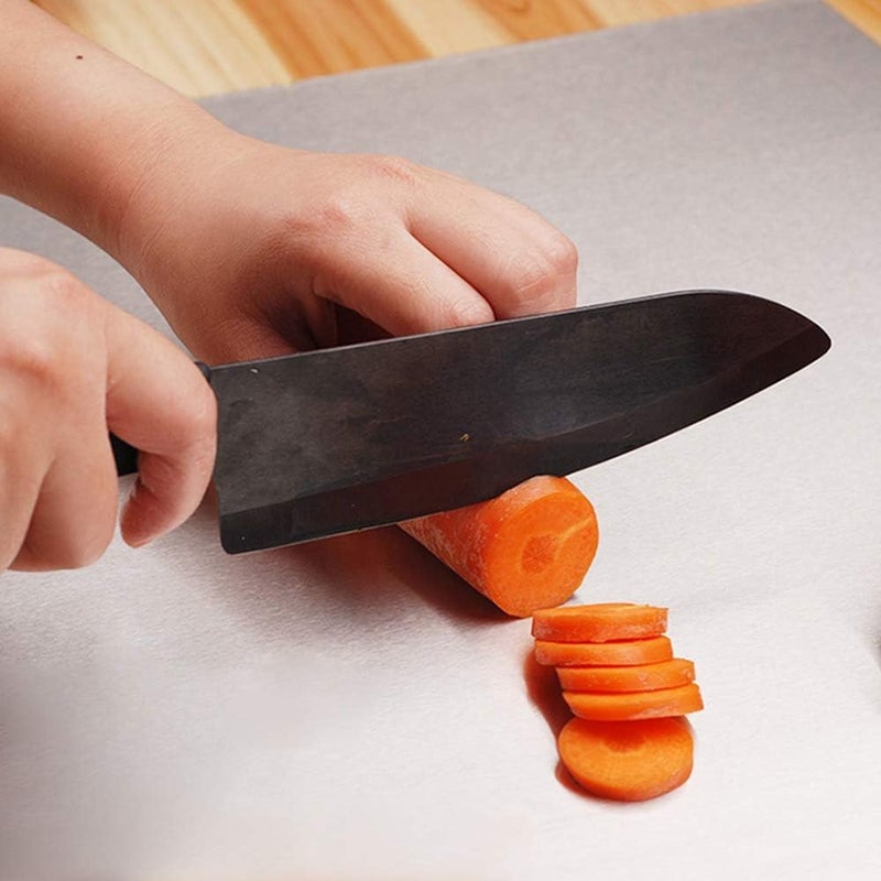 SIMXEN Cutting Board with Rolling PinKneading Board for Cutting and Chopping with Lip BendSuitable for Cutting Vegetables Fruits MeatBread Easy to Clean and Store 40x30cm - Image 5
