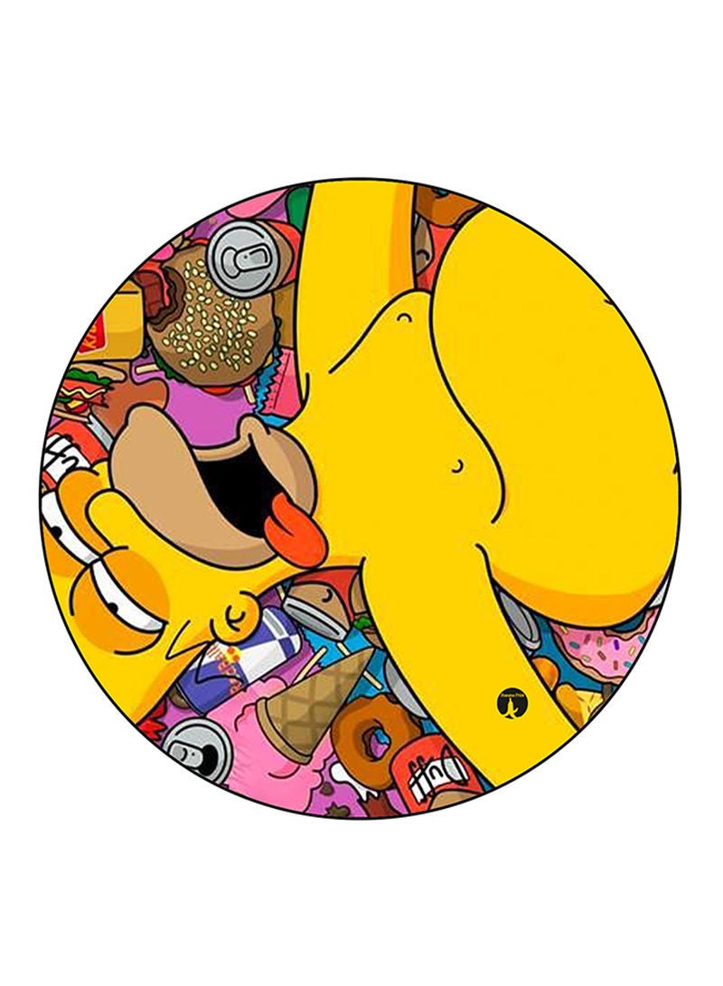 Simpsons Printed Mouse Pad  Multicolour