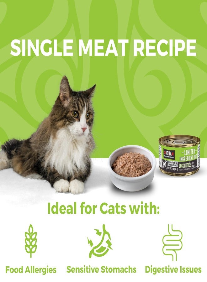 KOHA Limited Ingredient Diet Duck Pate for Cats - Single Meat Wet Cat Food for Sensitive Stomachs - Pate Cat Food with No Fillers - 3oz Pack of 24 - Image 3