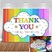 Mocsicka 7x5ft Thank You Backdrop Thanks for All You do Colorful Photo Backdrops Staff Teachers Professors Doctors - Image 2