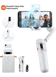 hohem Isteady V33-Axis Phone Stabilizer Gimbal with Artificial Intelligence Tracking Sensor  - Image 1