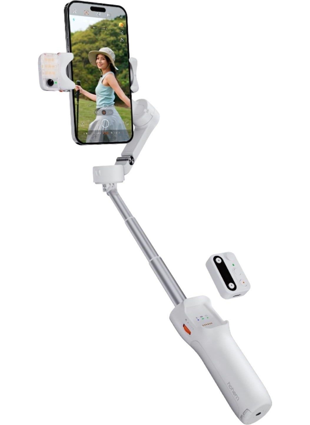 hohem - Isteady V33-Axis Phone Stabilizer Gimbal with Artificial Intelligence Tracking Sensor - Image 1