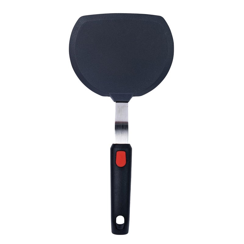 Dalup Enterprises Wide Silicone Pancake Spatula â€“ Large Heat-Resistant Turner for Cooking | Nonstick Safe | Stainless-Steel Reinforced Core & Easy-Grip Handle - Image 1