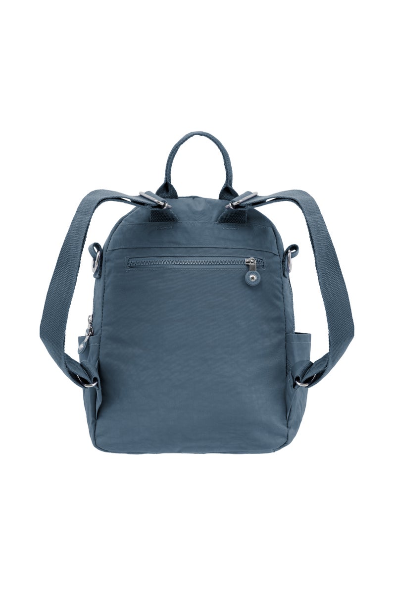 CAPRICE COLLECTION Unisex AllDay Small Backpack – Waterproof Nylon, Adjustable Straps, Detachable Shoulder Strap, Lavender Blue  - Image 5