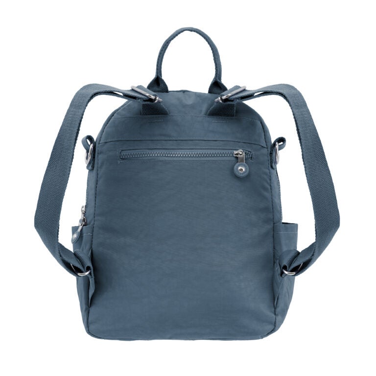 CAPRICE COLLECTION Unisex Medium Backpack – Blue, Water-Resistant Nylon, 15L, Adjustable Straps - Image 2