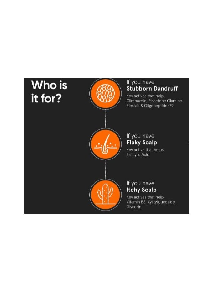 منيماليست سيروم مضاد لقشرة الشعر لفروة الرأس | علاج ما قبل الشامبو بمركب سي بي إتش وأوليغوببتيد 0.8% | مع جزيء إليستاب المتطور المضاد للقشرة | للنساء والرجال | 50 مل - Image 3