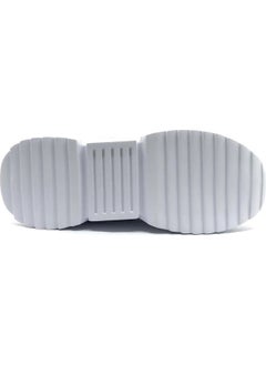 Cool Zoom White-Platinum Girls Casual Sneakers  - Image 4