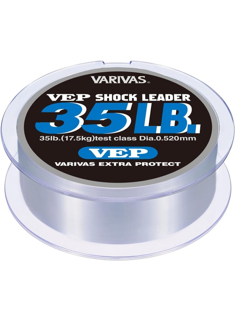 VARIVAS VEP Shock Leader, Nylon Fishing Line, High Strength Leader Line, 50m, 0.520mm Diameter, for Saltwater, Jigging, Casting - Image 2