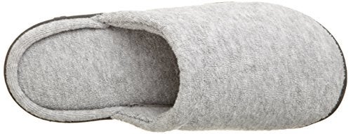 isotoner Women's Indoor/Outdoor Slip-on Secret Sole Clog Slippers with Memory Foam Comfort and Heal Suppport, Heather Grey Rounded, 8.5-9 - Image 5