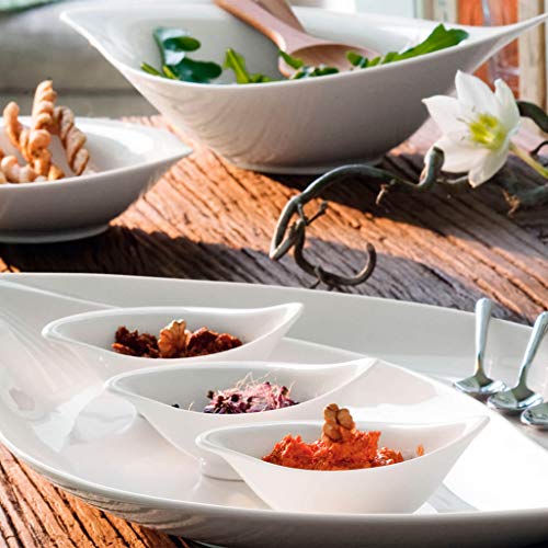 Villeroy & Boch New Cottage Special Serve Salad Collection Small Dip Bowl, 4.75 x 3 in, Small 2.75 oz Capacity, Premium Porcelain, Made in Germany, Rich, Creamy White - Image 3