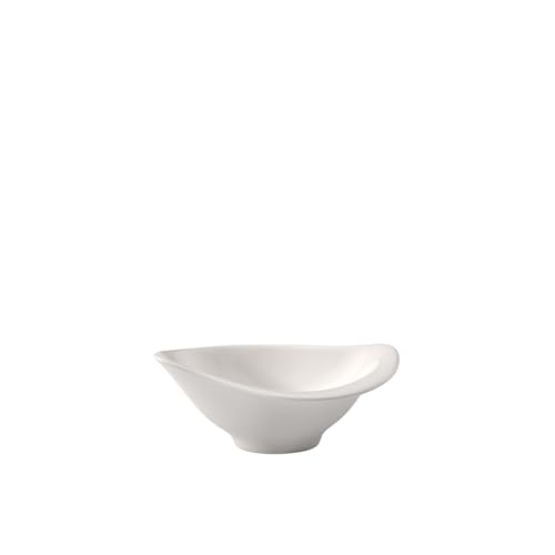 Villeroy & Boch New Cottage Special Serve Salad Collection Small Dip Bowl, 4.75 x 3 in, Small 2.75 oz Capacity, Premium Porcelain, Made in Germany, Rich, Creamy White - Image 1