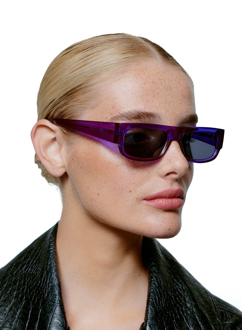 A.Kjaerbede Jean Sunglasses in Purple Transparent color - Image 5