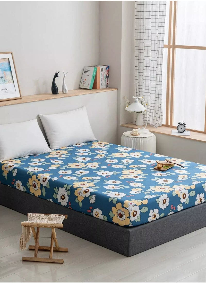 Generic Floral Pattern Fitted Sheet  - Image 3