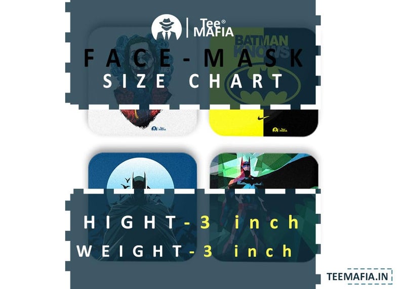 Tee Mafia Tee Mafia Printed Batman MDF Wood Material Tea Coaster for Office Dining Table Multicolour Set of 4 - Image 3
