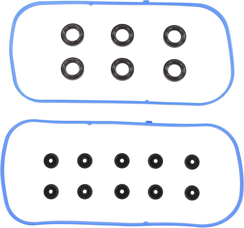 DNJ VC285G Valve Cover Gasket Set with Grommets for Honda, Acura, Saturn 3.0L-3.7L V6 SOHC