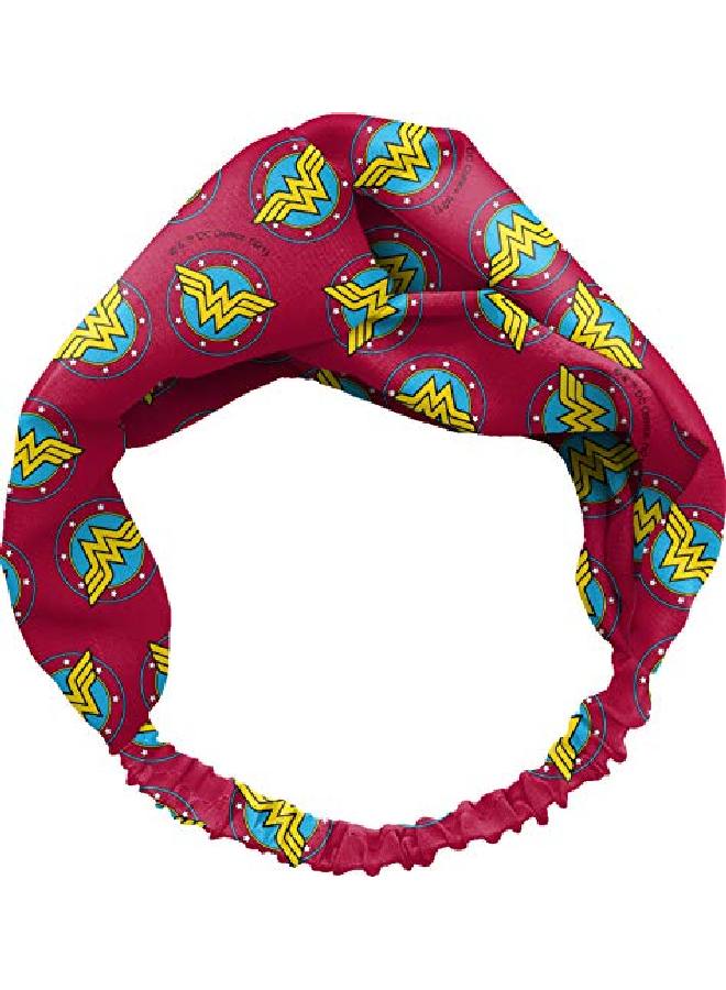 Spoontiques Headband  Printed Fabric Hair Bands Knotted Hair Band For Everyday Use Wonder Woman One Size (20305) - Image 1