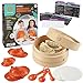 MasterChef Junior Kids Dumpling Making Set 5 Pc Kit Real Cookware Includes Recipes Steamer Basket Mold Press Measuring Spoons Steamer Paper Homemade Cooking Party for Dim Sum Soups Chinese Food - Image 3